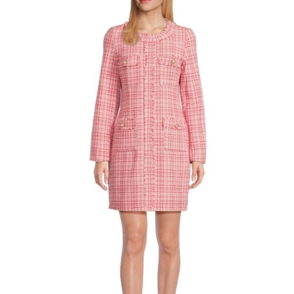 Nanette Lepore Pink Textured Dress